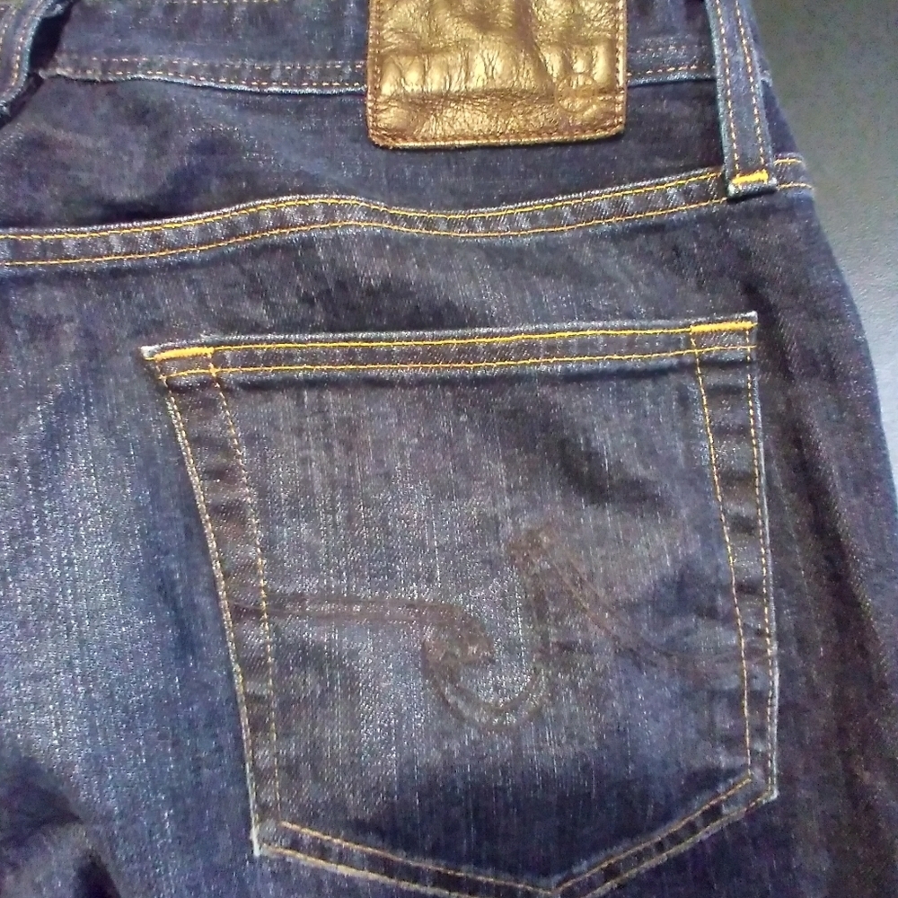 AG the Everett Men's Dark Blue Slim Straight Denim Jean Size 34/34 Cotton - Picture 6 of 13